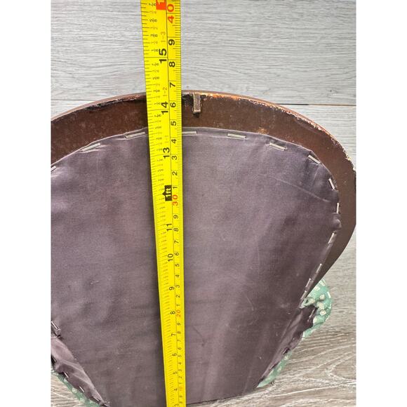 Vintage Dayton Hudson Green Upholstered Parlor Armchair Girl Doll 18" - Picture 3 of 6